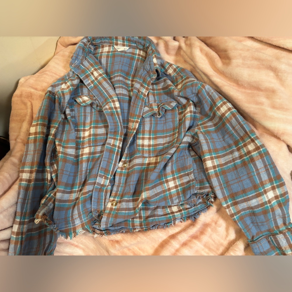 aeropostale cropped flannel